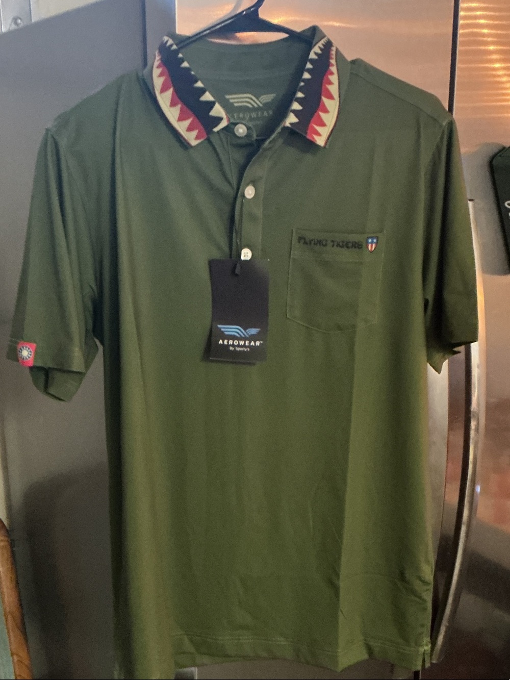 AeroWear Flying Tigers Polo NWT Medium